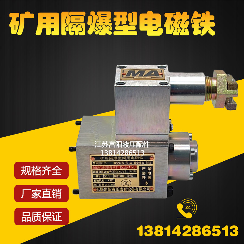 无锡出新隔爆电磁铁DTBZ-25FYC/37FYC/55FYC/90FYC/24V/220防爆阀,电子元器件市场,磁性元件/磁性材料,淘宝优惠券,粉丝福利购,淘宝优惠卷