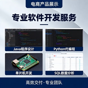 计算机设计java代做程序设计编程sqlPython代编程单片机数据分析