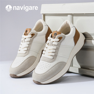 Navigare意大利小帆船老爹鞋2025新款爆款春夏潮鞋男款百搭休闲鞋