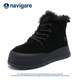 Navigare意大利小帆船加绒马丁靴女款 保暖雪地靴 女鞋 2025新款 冬季