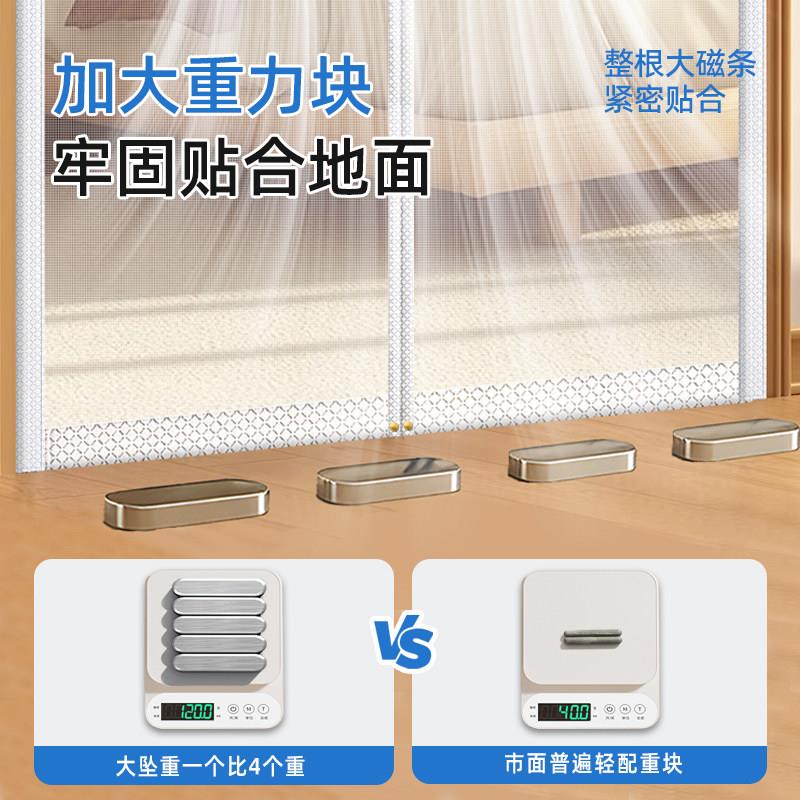 打孔防蚊门帘儿网童房卧室门帘款2免026新高档防蚊虫卡通纱门2603