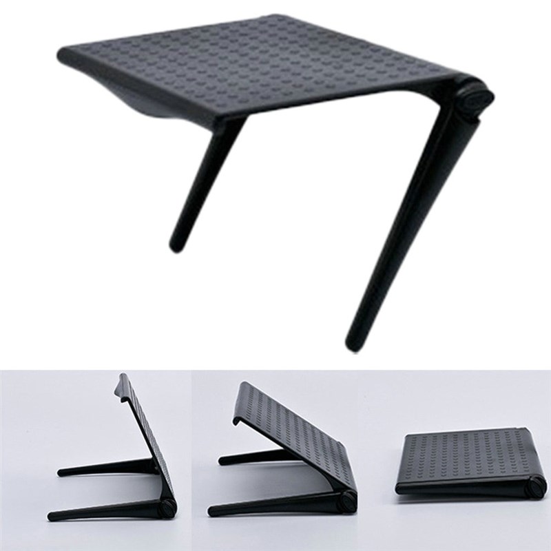 Storage Rack Computers Monitor Riser Desktop Stand ABS TV Ra