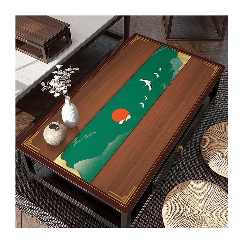 新茶几桌布防水防油防烫免洗茶几垫布实木餐桌垫长方形裁剪,居家布艺,茶几垫,淘宝优惠券,粉丝福利购,淘宝优惠卷