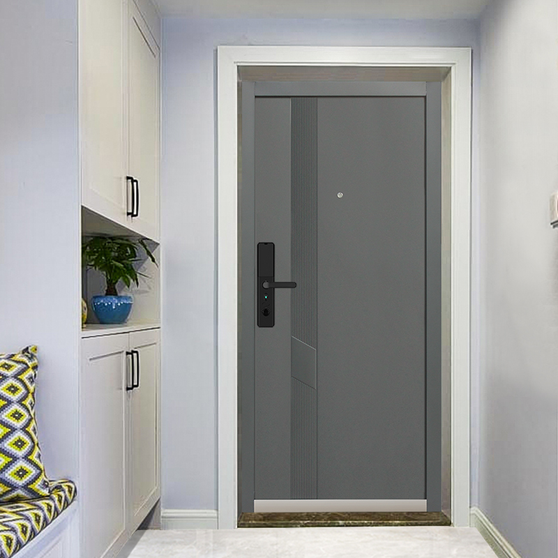 入户门防盗门进户门家用室内出租房间钢质大门子母门外工程单开门