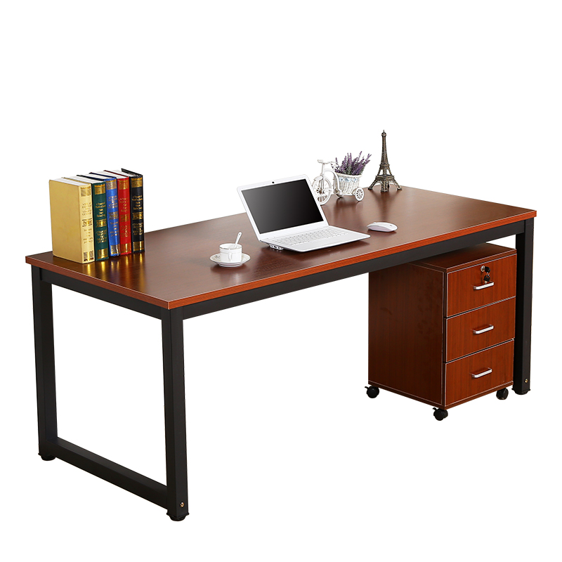 铁艺桌腿支架电脑桌台式桌书桌子简约人办公桌家用写字台学习桌