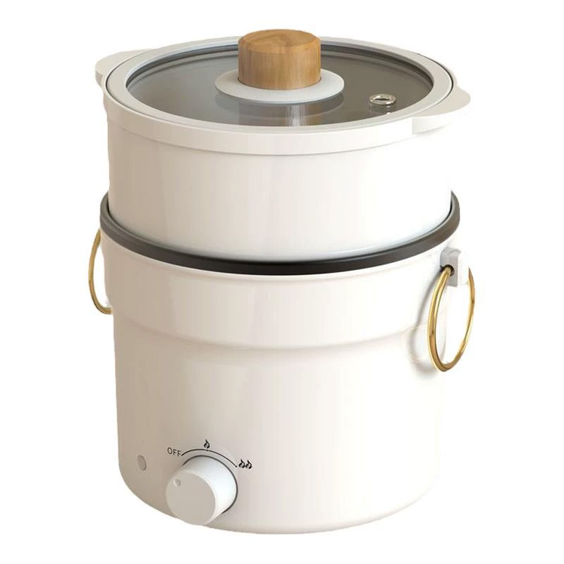 小功率快煮锅学生宿舍迷你电饭锅寝室单人多功能料理锅电火锅W