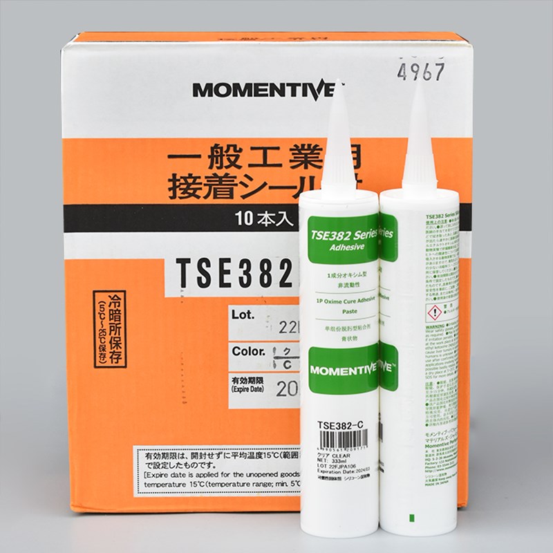 迈图TSE382C/W防油胶太阳能密封胶汽车挡风玻璃胶防水阻燃硅胶水