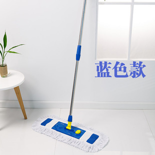 大号尘推平板拖把家用棉线拖布z酒店瓷砖排拖工厂地砖宽地拖长平
