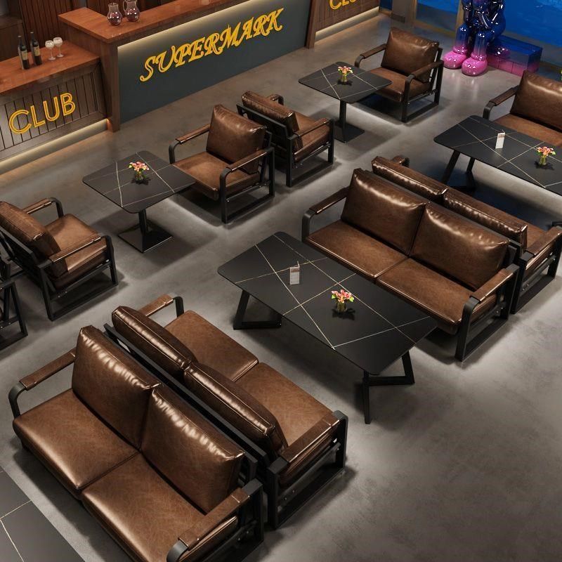 工业风酒吧吧卡座沙发音乐餐吧小酒馆烧烤店咖啡西桌椅,住宅家具,岩板餐桌,淘宝优惠券,粉丝福利购,淘宝优惠卷