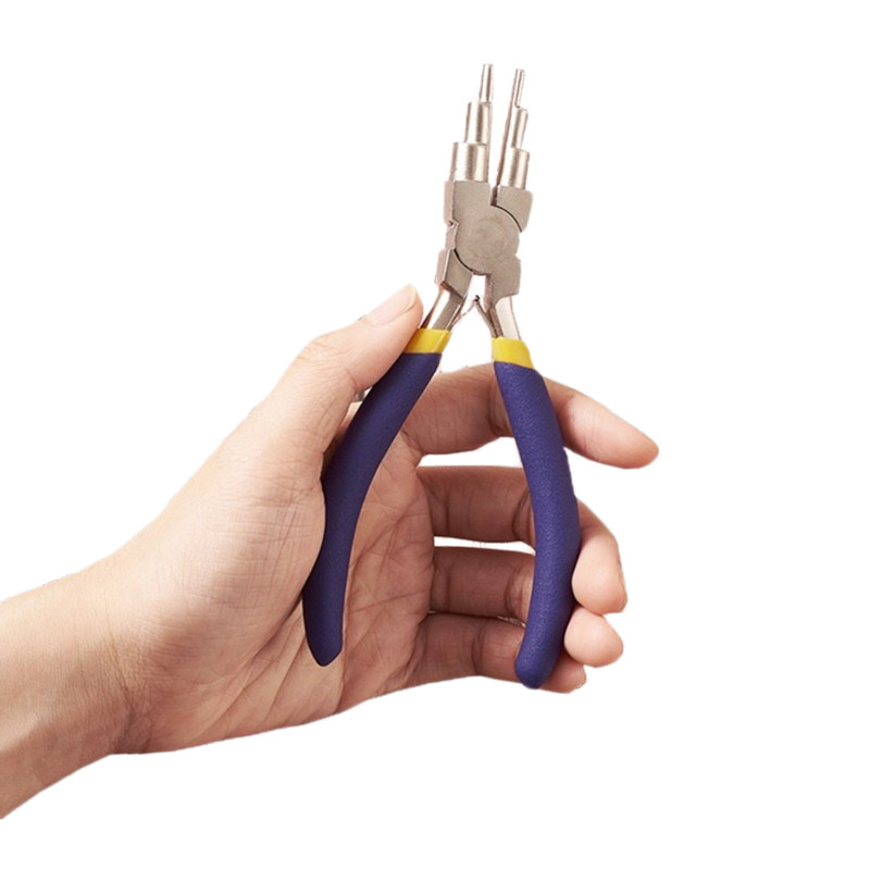 绕线钳子 三段钳 段圆嘴珠宝钳 金线银线铜线饰品造型工具