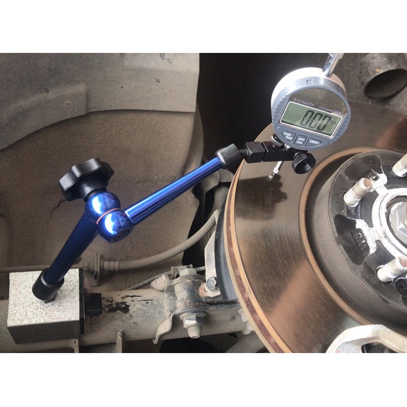 汽车刹车盘静态抖动检测仪刹车盘变形测试数显表磨盘机平衡检测仪