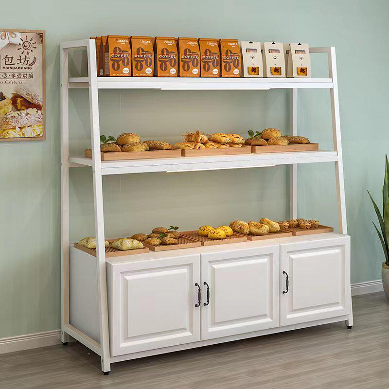 面包店店面包柜中岛柜边柜展示柜多层展柜陈列柜烘焙超市货架