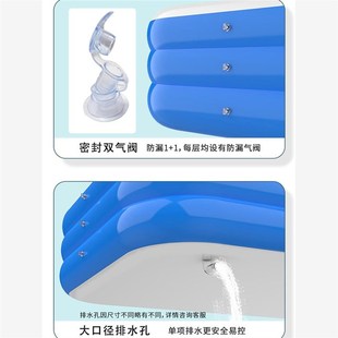 儿童游泳a池家用超大号充气家庭大型室内加厚新生婴儿方形特厚水