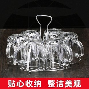 51i908钢玻璃杯杯防化摔招待客人子家用喝水耐摔杯 摔水不烂