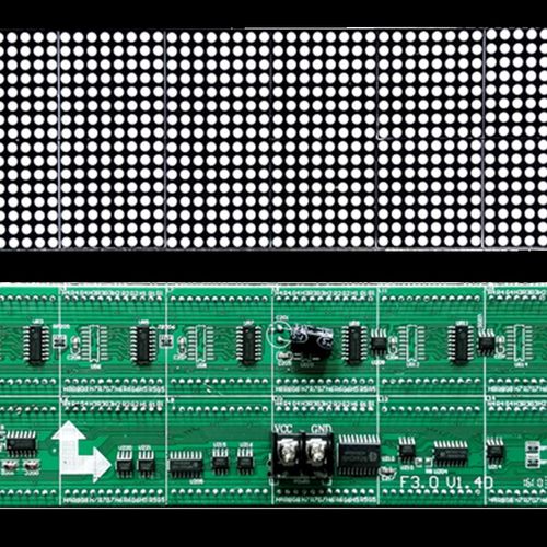 F.室内单色点阵单元板户内停车系统led显示屏专用模组* 2*字