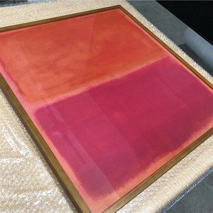 画丨罗斯科作品纸质海报 抽象风格图案现代装饰画画韩国风