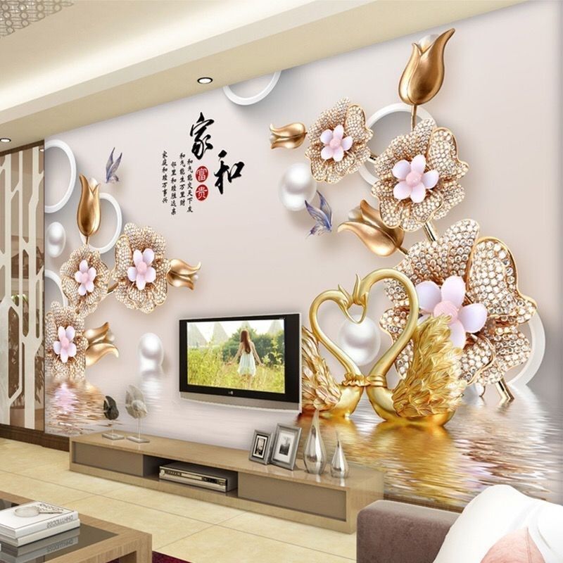 电视背景墙壁画自粘画D高壁画客厅装饰画床头卧室书房自粘画,家装主材,定制壁画,淘宝优惠券,粉丝福利购,淘宝优惠卷