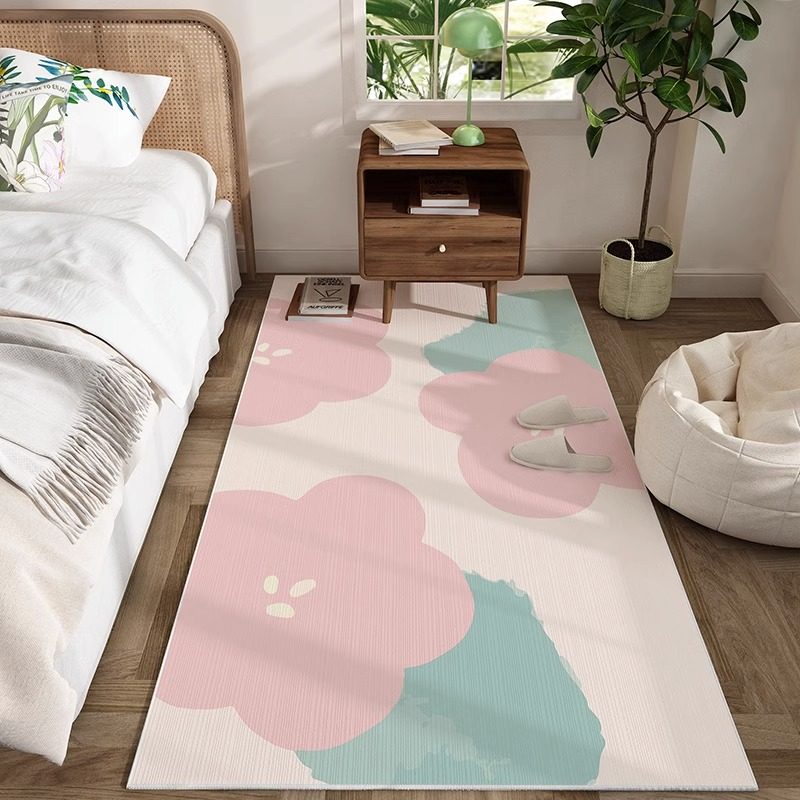 床边地毯卧室床尾免打理房间布置客厅儿童房擦洗床下厚地垫,居家布艺,床边毯,淘宝优惠券,粉丝福利购,淘宝优惠卷