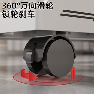 甄选电脑主机托架家用公通用机箱移动带轮底座支架主机架收纳置物