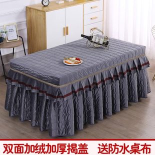 长方形烤火被电暖炉罩取暖烤火炉桌布 加厚加绒电炉罩烤火罩新款