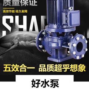 ISG50 静音节能离心增压泵耐高温锅炉给水泵冷冻水循环水泵 125