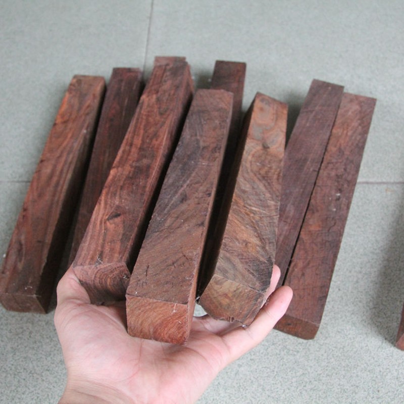 老挝大红酸枝木料规整料块料方料家具料镇尺镇纸料DIY珠子唢呐料