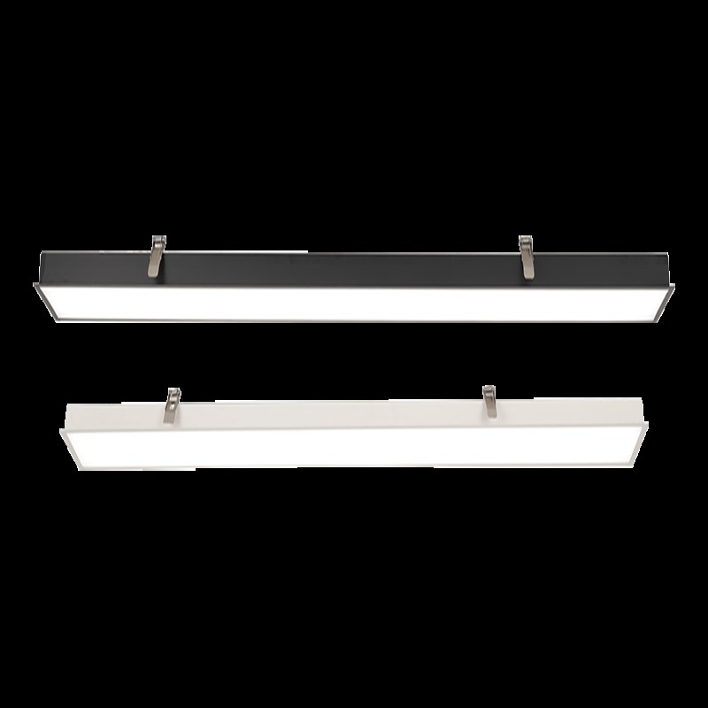 led嵌入式长条灯无缝拼接铝槽线条灯 办公室会议室天花暗装条形灯