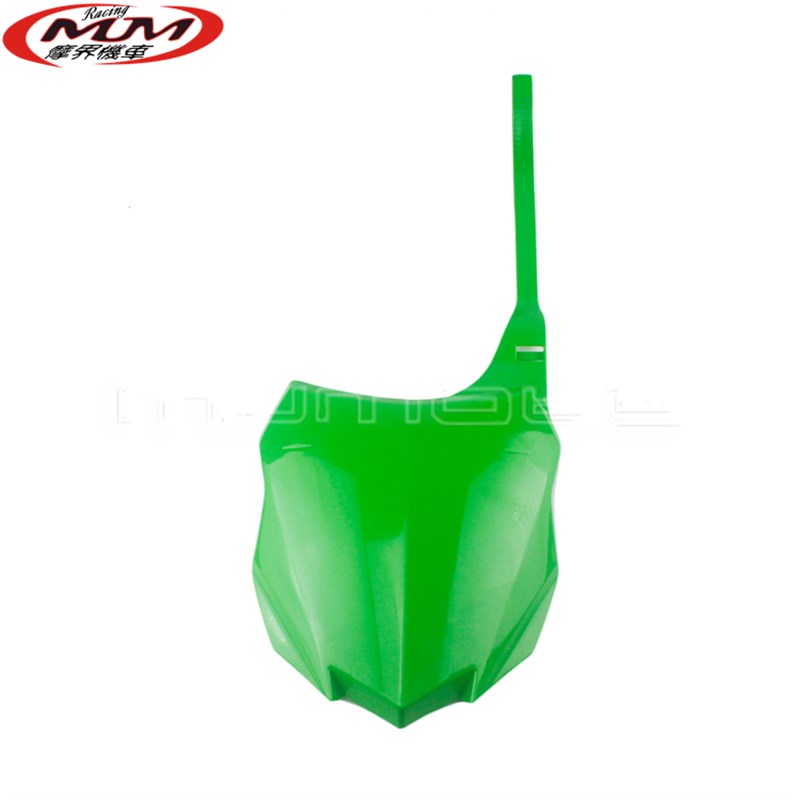 越野摩托车前号牌 前脸号牌号码牌遮挡前车塑料外壳KX450F KX250F