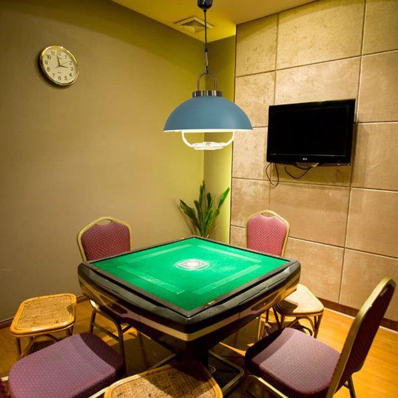 伸缩升降麻将桌吊灯棋牌茶室书房学习灯拉伸超亮美甲吊灯