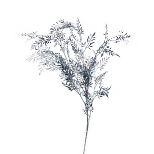 塑料假真长枝柳树叶插客厅电视柜餐桌装饰家居