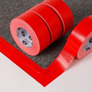 单面红色布基胶带整箱锦兴泰装修地板地膜胶带整箱