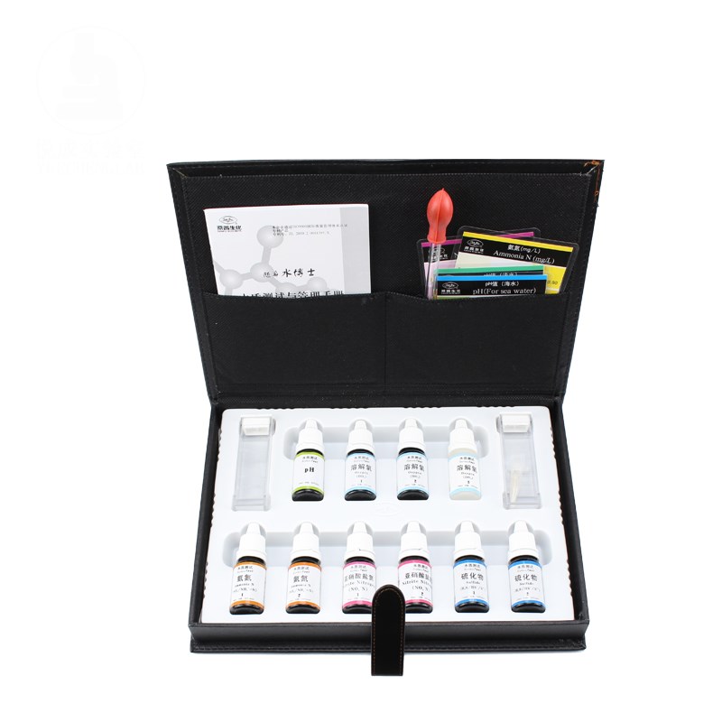 养殖水质测试分析盒ph余氯氨氮测试盒装 北京桑普水博士