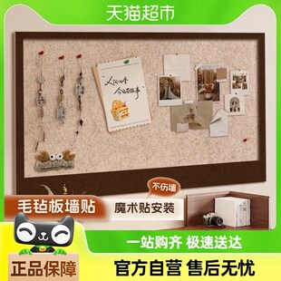 毛毡墙照片墙背景板墙上装饰品免打伤墙面羊毛毡幼儿园教室