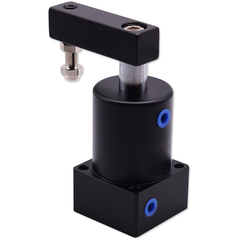 90度旋转夹紧气缸ACK32 ACK50转角下压SRC25/32/40/50/63*90R/L