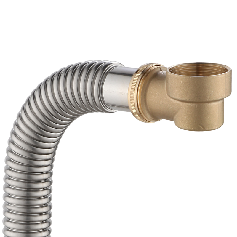 洗脸盆下水管41mm接口面盆欧标下水器下水管防臭防烫节省空间