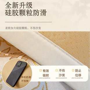 沙发垫四季 沙发盖布防猫爪直排沙发套 防滑通用坐垫夏季 沙发布欧式