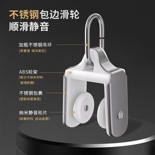 侧装 UL型铝合金轨道窗帘滑轨顶装 导轨滑道杆加厚静音窗帘轨道弯轨