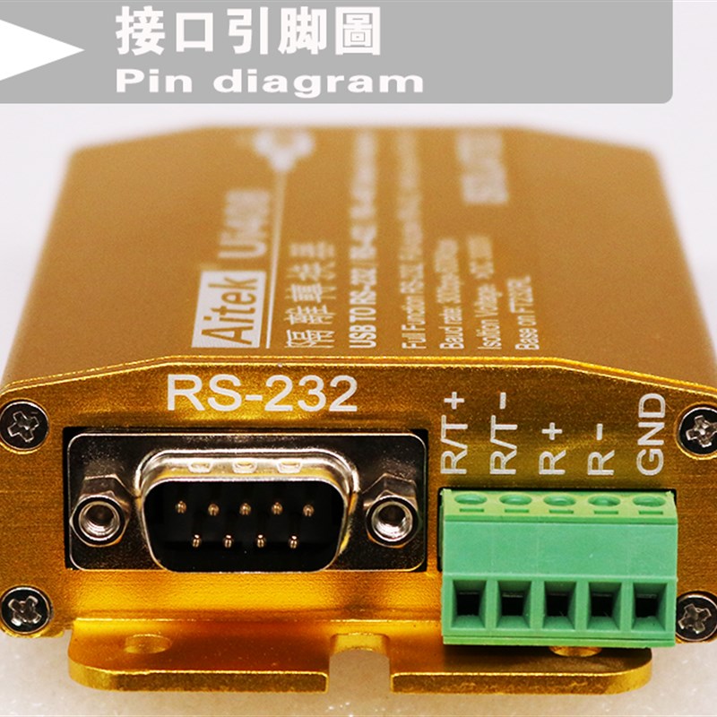 Ui 磁耦隔离UB串口转换器 UB转22 5 22 多用三合一 光电