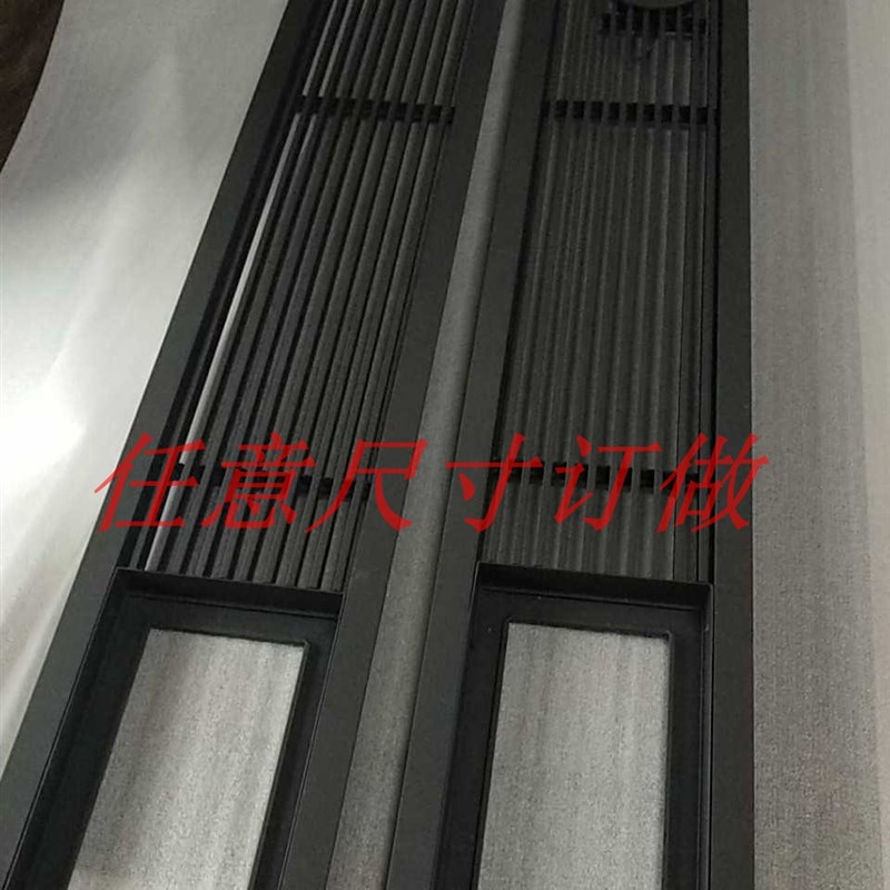 中央空调出风口无边框窄边带灯孔灯槽射灯无边框abs线性百叶格栅