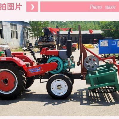 大蒜收获机拖拉机带前置大蒜收获机全自动禹城收获