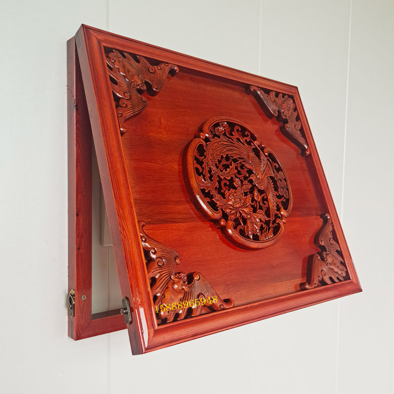 定制做实木客厅电表箱装饰画光纤多媒体强弱电闸盒遮挡箱墙壁挂画
