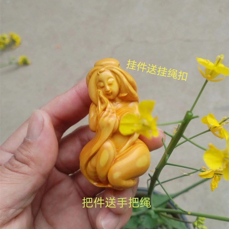 木雕小叶黄杨木雕挂件手把件挂件黄杨木雕人物把件挂件古典造型