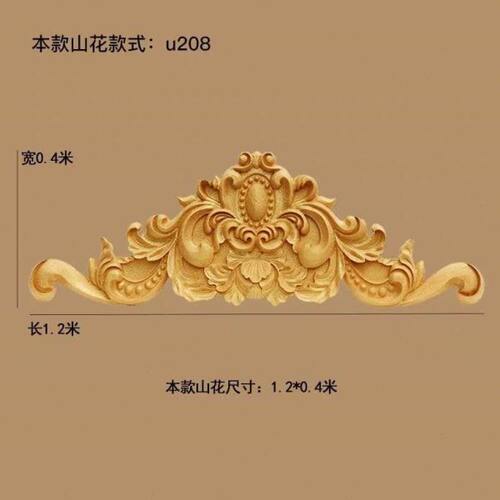 现货欧式eps浮雕别墅外墙装饰门头三角形山花聚苯泡沫花板