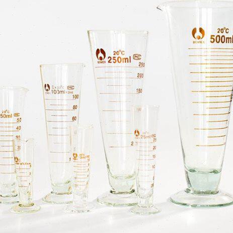 玻璃刻度三角量杯5ml10ml25ml50ml100ml250ml500ml1000ml