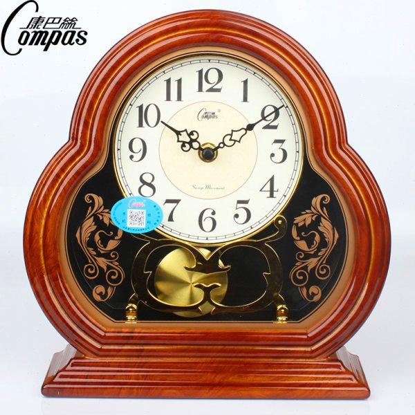 康巴丝欧式座钟跳秒台钟现代简约摇摆客厅时钟挂钟卧室钟表中式表,家居饰品,座钟,淘宝优惠券,粉丝福利购,淘宝优惠卷