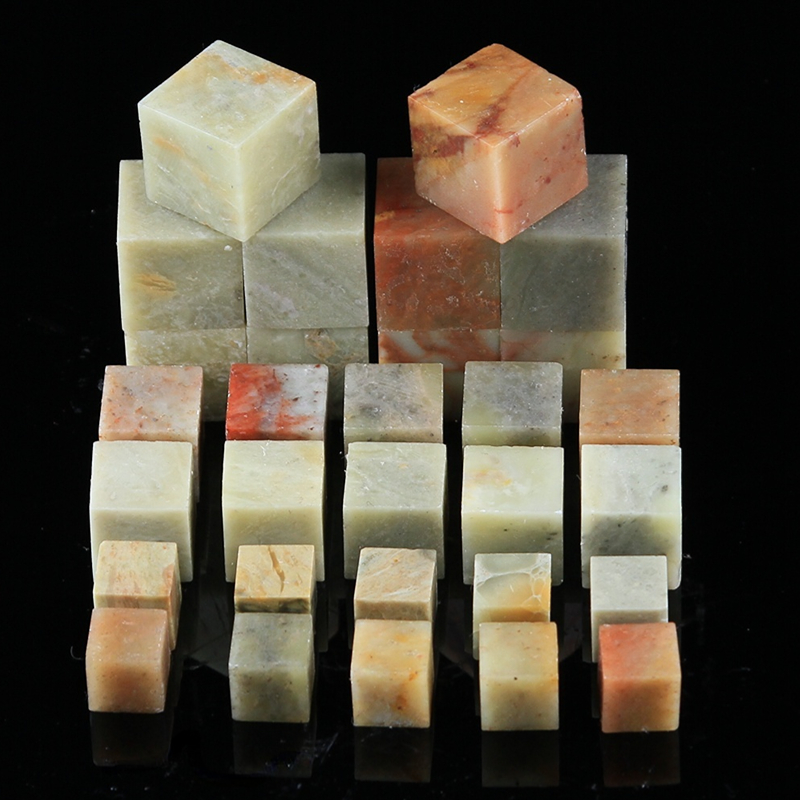 青田石练习章篆刻装寿山石印石印章石料方章扁章随形章多种搭配