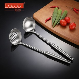 戴德 匠心火锅汤勺漏勺家用过勺子防烫手打边炉勺