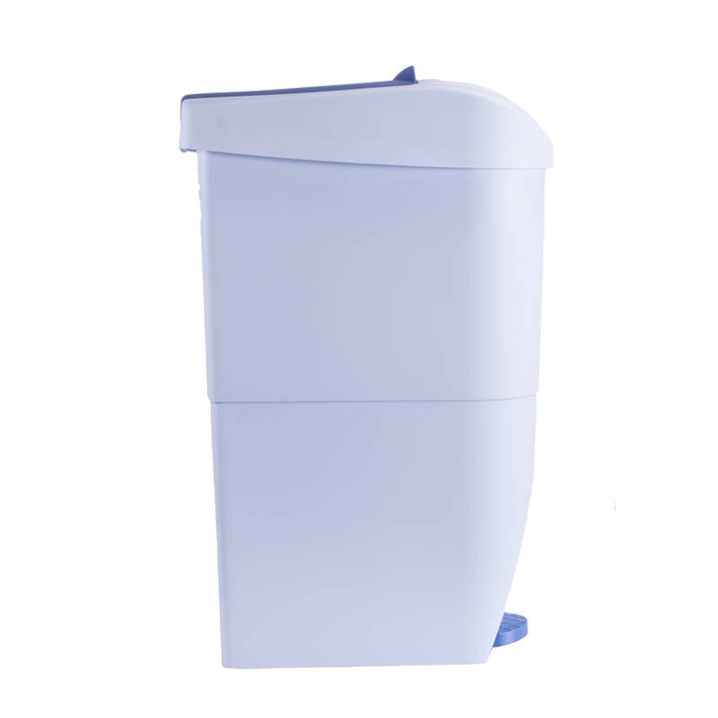 超宝卫生间脚踏垃圾桶B-直身防臭塑料脚踏带盖洗手间垃圾桶女