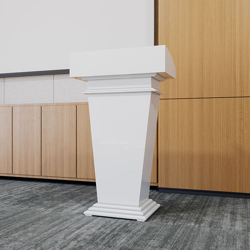 高档店迎宾台接待台酒店礼宾台发言台演讲台咨询实木讲台桌