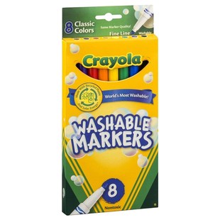 ol绘儿乐填色装小学生色水洗细杆细头锥形笔尖水彩笔装儿童绘画彩